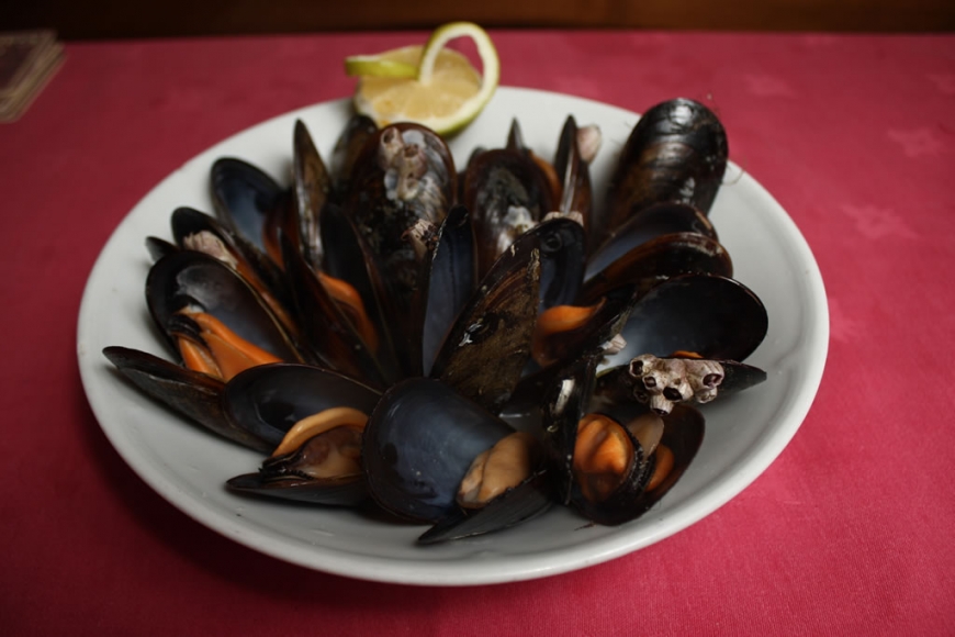 Mejillones al vapor (Ración)